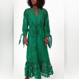 FARM Rio Morada Boa Long Sleeve Dress. Like NEW